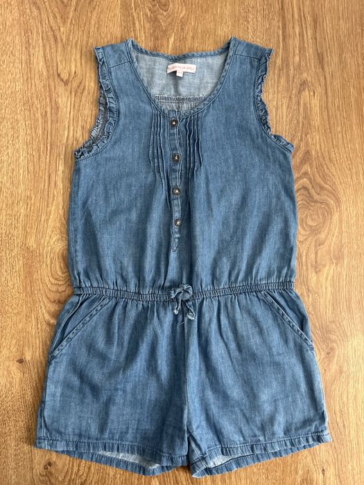 Kombinezon Jeansowy dla dziewczynki Rozmiar 128/134