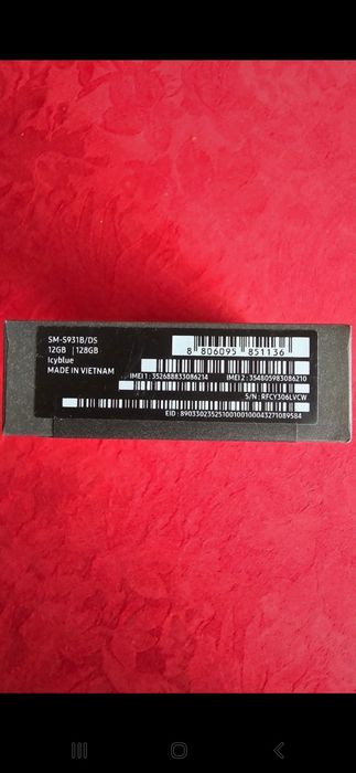 Samsung galaxy s25 faktura do wglądu niebieski