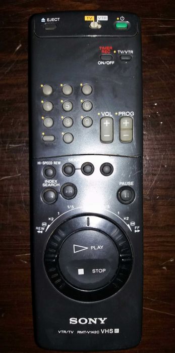 Comando Original Sony RMT-V142C VHS VTR/TV