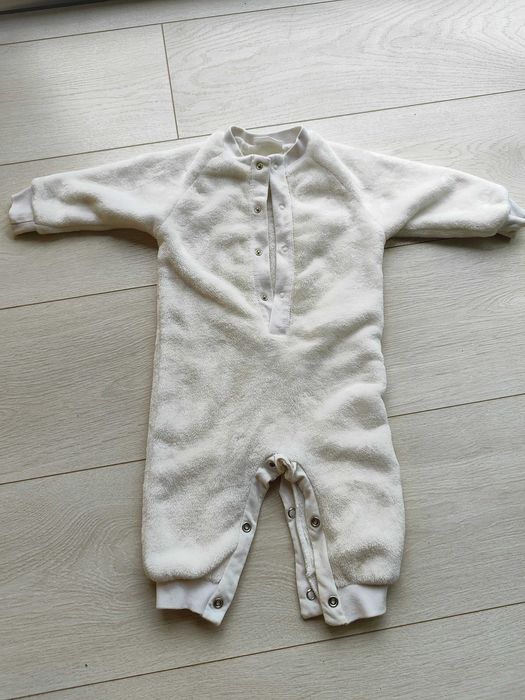 Kombinezon zimowy dla niemowlaka biały rozm. 68, 3-6mies.