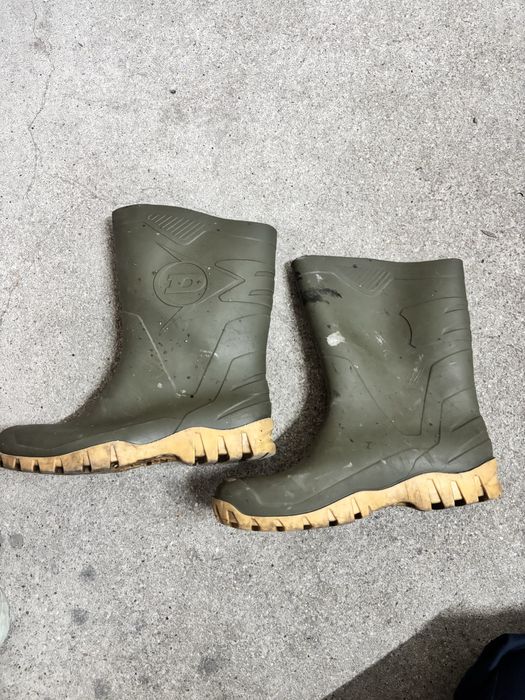 Galochas Dunlop verdes