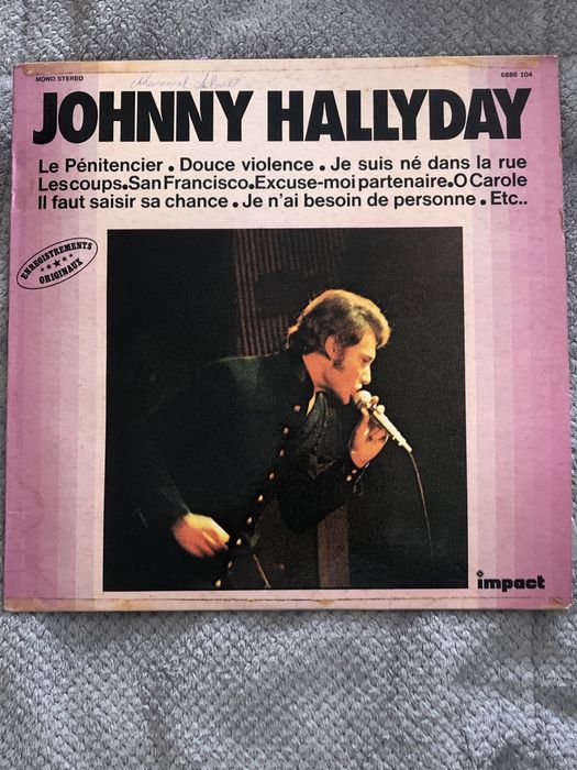 Vinyl de Johnny Hallyday