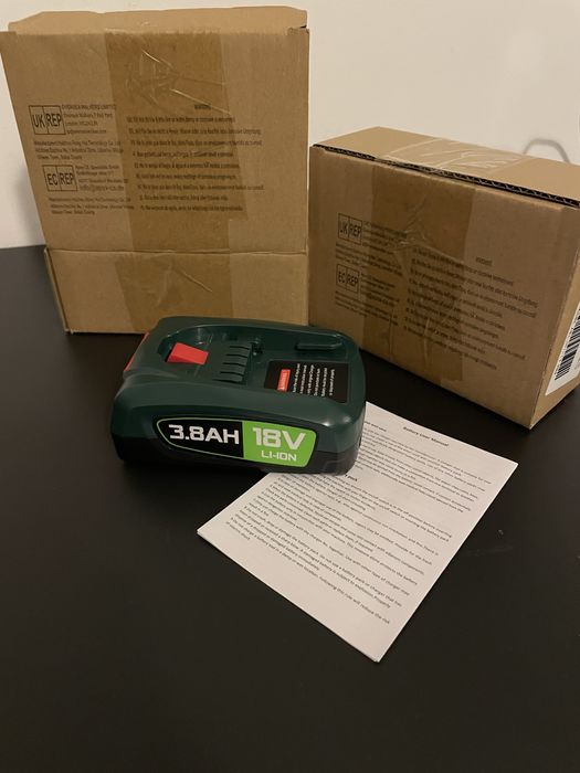 Baterias 18V 3.8Ah– Compatíveis com várias aparafusadoras