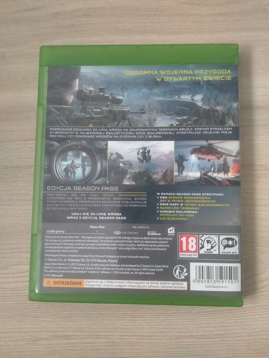 Sniper3 ghost warrior Xbox one