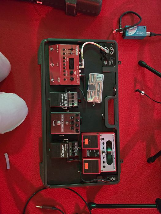 Pedais guitarra e voz