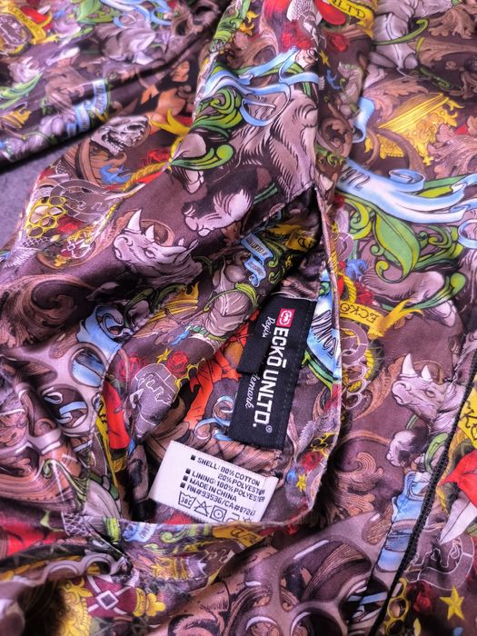 очень редкая двухсторонняя ecko unltd зипка