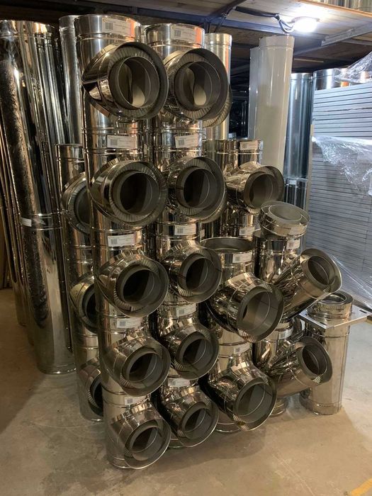 Димохід, Нержавійка, Димохідні труби, Нержавіючі труби, Утеплені труби