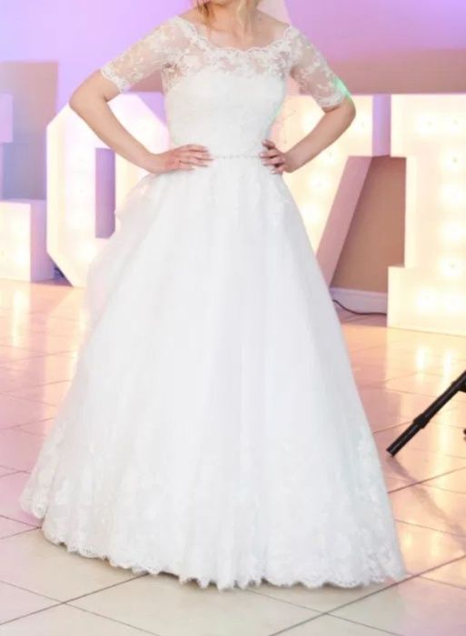 Suknia ślubna stan jak NOWY + pokrowiec !!