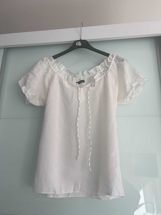 biała elegancka bluzka
