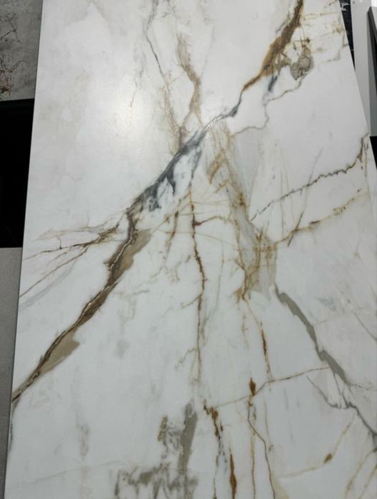 Płytki Passion white gres 119,8 x 59,8 cm szkl. rekt. mat Marmur 120
