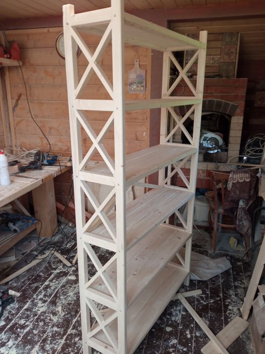 Стелаж  полка дерев'яна