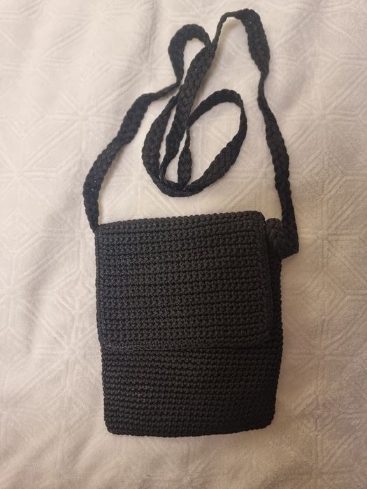 Вязаная сумка кросс боди сумочка через плечо