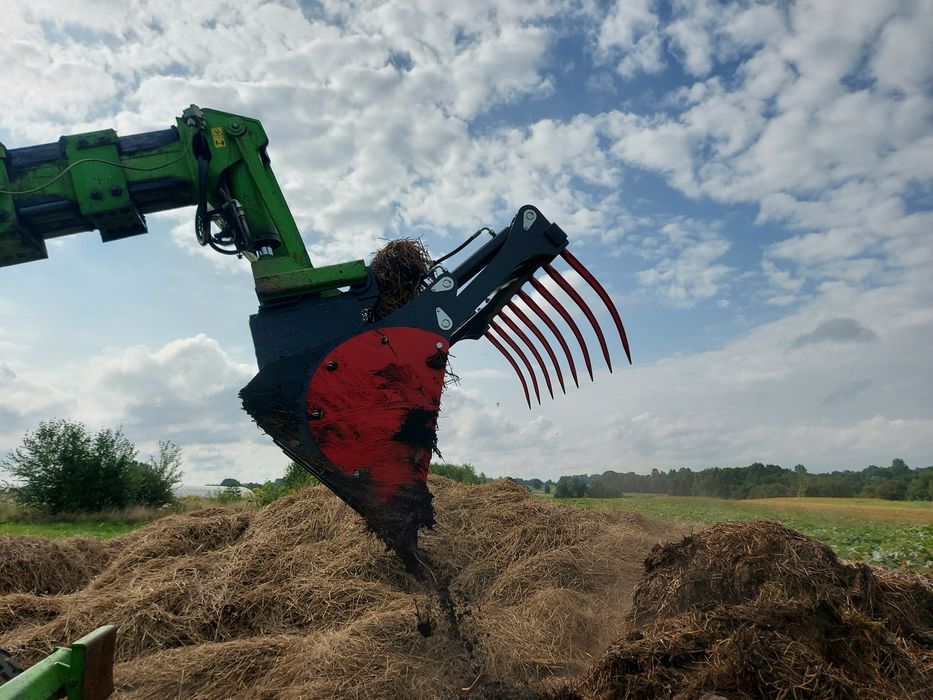 Łyżko-krokodyl widło-krokodyl do obornika na Tura lub Ładowarkę