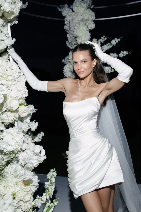 Вечірня/коктейльна/весільна коротка сукня Balykina