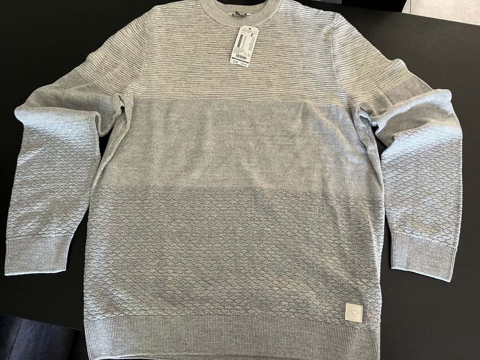 Sweter męski – jasnoszary – nowy z metką