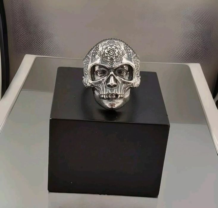 Кольцо череп маска