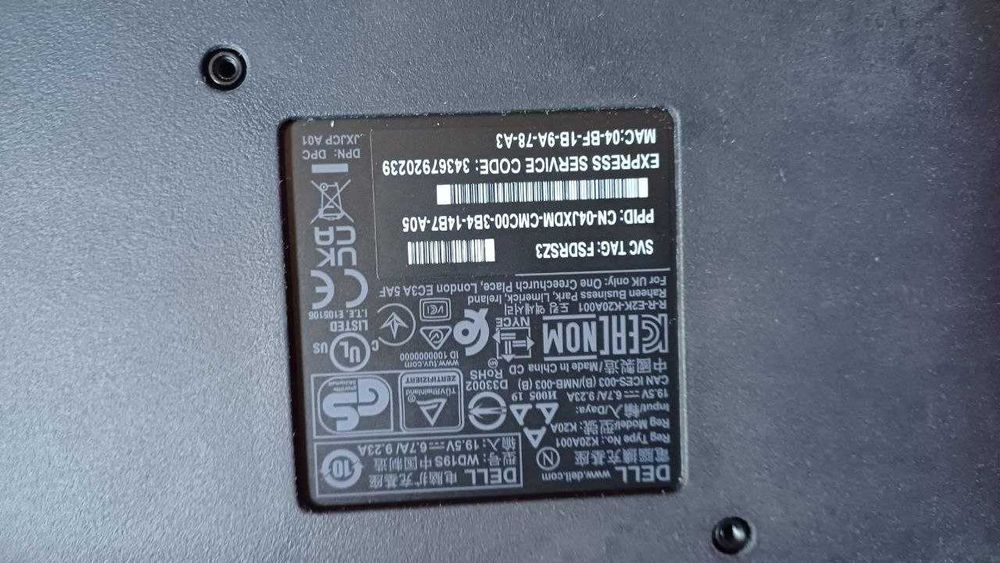 Dell Docking Station WD19S 180W com carregador