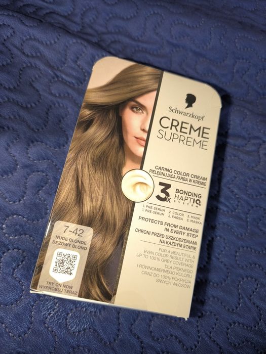 Schwarzkopf creme supreme farba do włosów 7-42