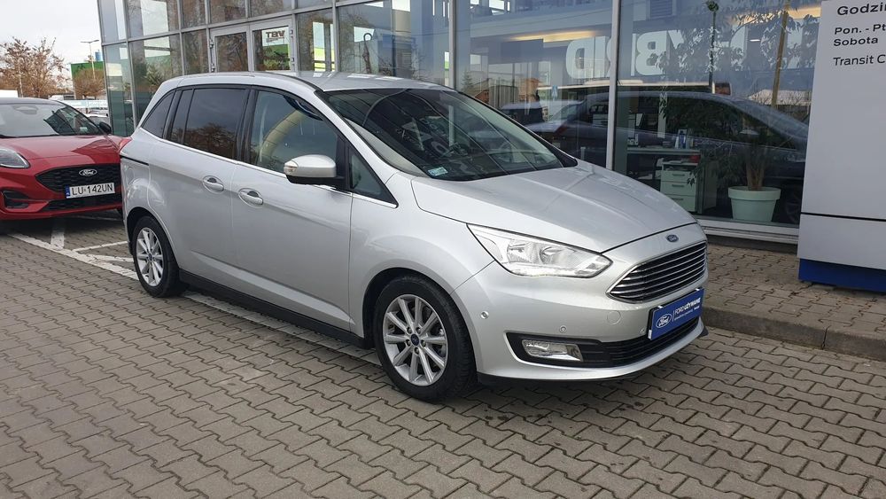 Ford Grand C-MAX 2.0 TDCi 150 KM, Powershift 2 gen. Salon PL, Serwis ASO, DELAER FORDA