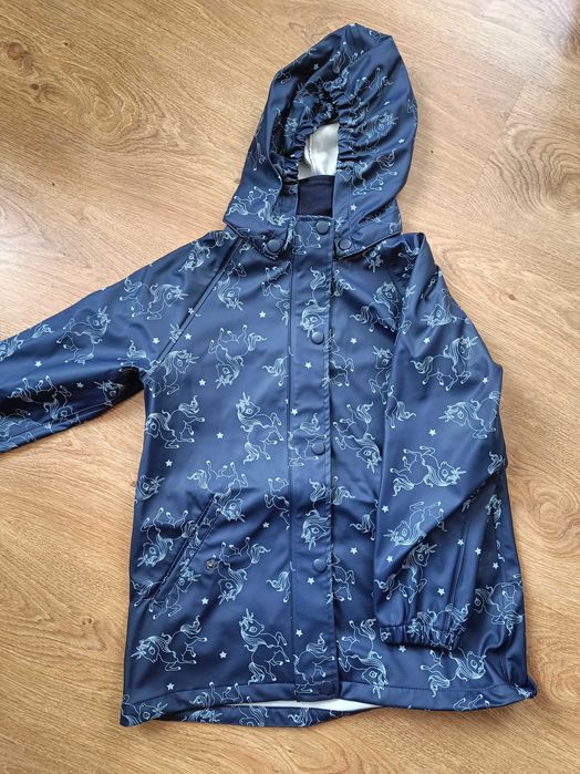 Kurtki/płaszczyki przeciwdeszczowe h&m 122/128 dla bliźniaczek