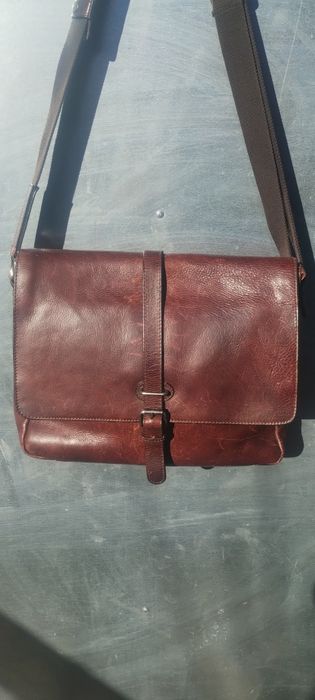 Сумка, месенджер, портфель  діловий для ноутбука, шкіра Leonard Heyden