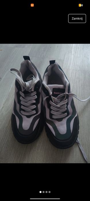 Buty trekkingowe dziewczęce Bekkin r. 35
