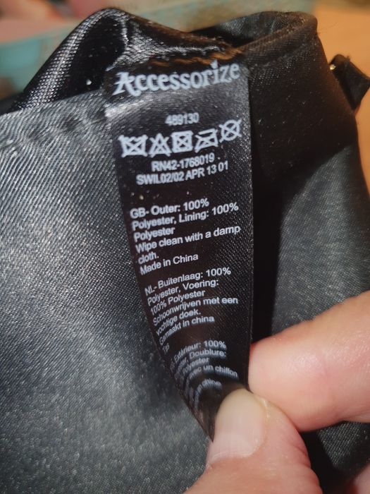 Клатч чорний Accessorize