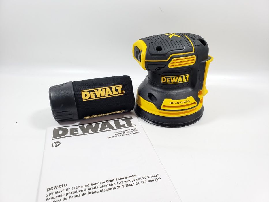 DeWALT DCW210 Шліфмашина ексцентрикова акумуляторна