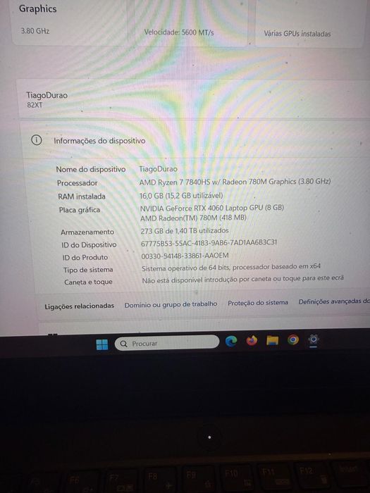 Portátil Gaming Lenovo LOQ 15 - Ryzen 7 / RTX 4060 / 1TB SSD