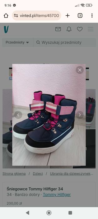 Śniegowce tommy 34