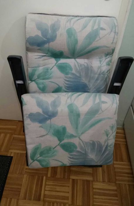 Fotel leżak ogrodowy balkonowy kempingowy składany