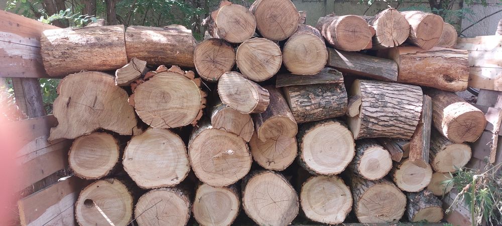 Дрова.дуб,ясень,окация.рубоные и чурки.