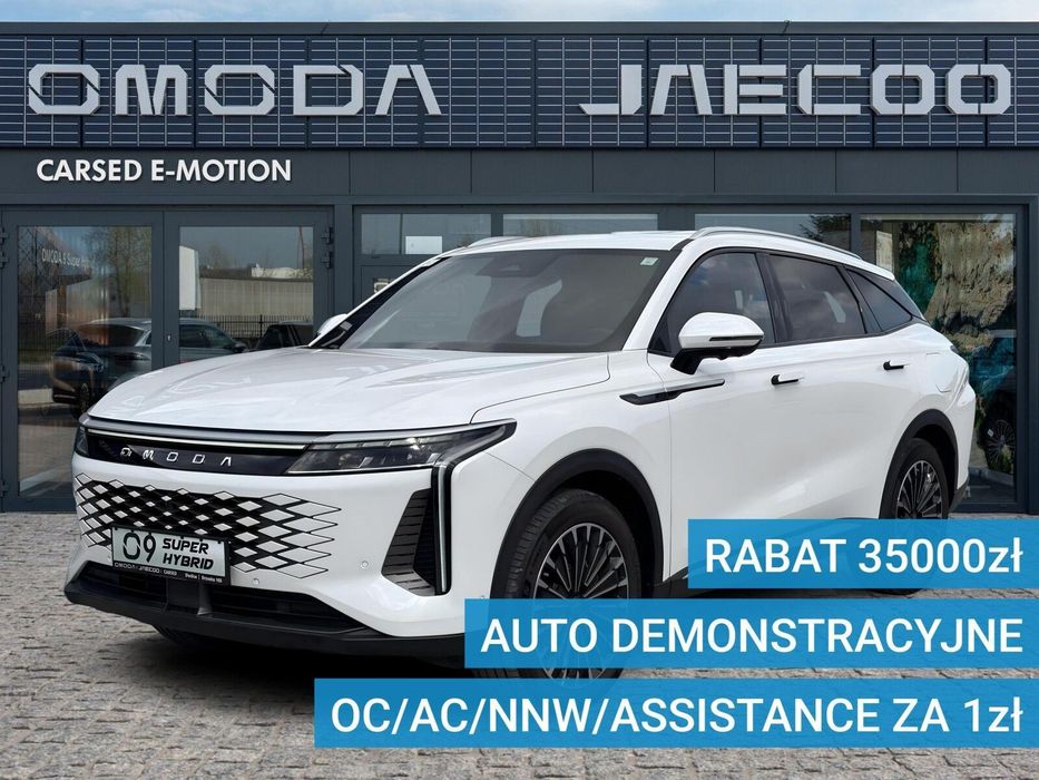Omoda 9 Omoda 9 Star white, auto demo, czarna tapicerka