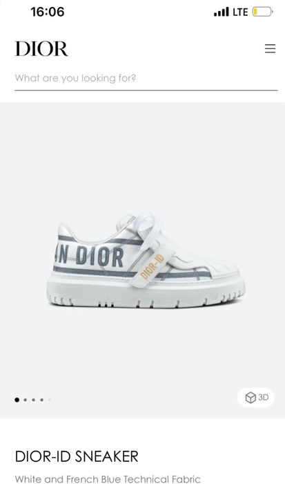 Кеди Dior оригінал розмір 39