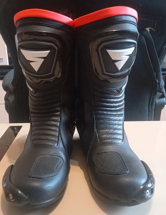 Buty motocyklowe shima RSX-6 red fluo – rozmiar 43