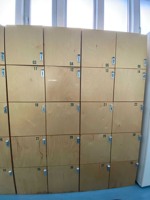 Cacifos Verticais para Cadeado - 10 Compartimentos - 4 unidades