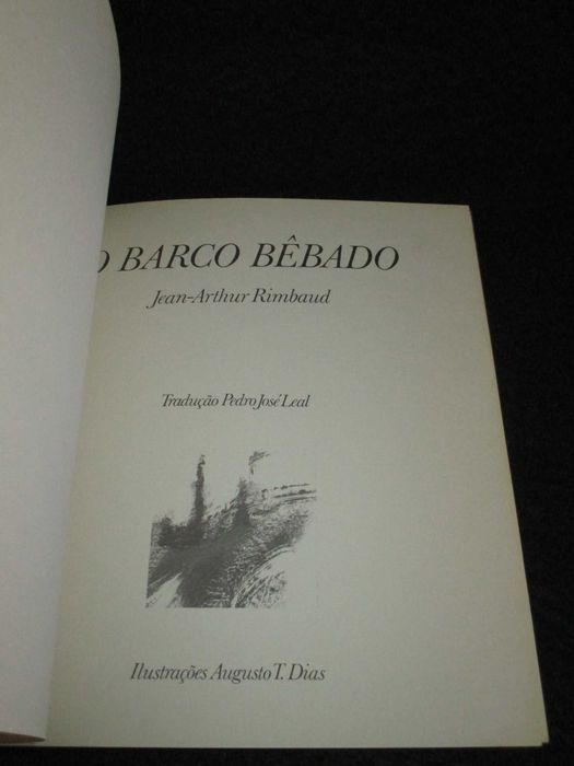 Livro O Barco Bêbado Jean-Arthur Rimbaud