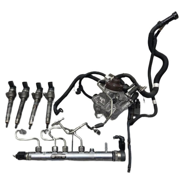 Kompletny układ paliwowy BMW F10 F11 520d N47 pompa wtryski listwa