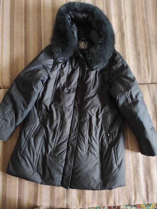 Зимовий пуховик куртка 54
