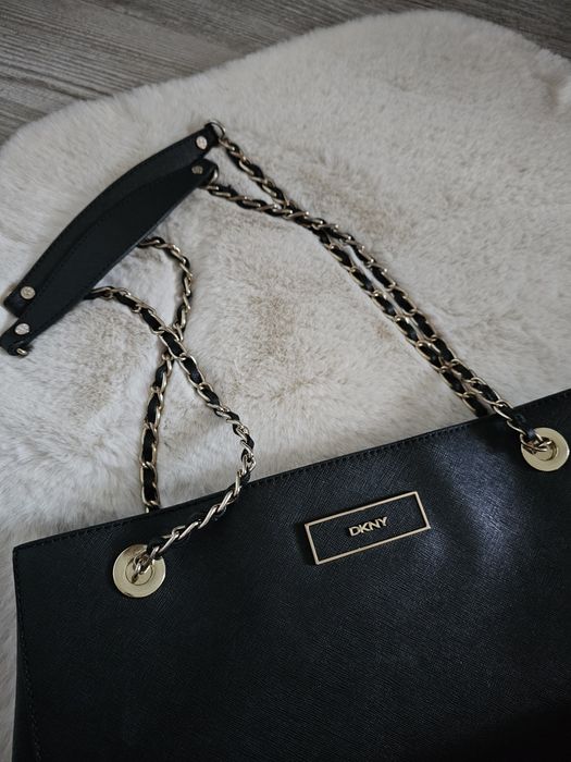 Torebka dkny na ramię DKNY Bryant Park ze skóry saffiano torba