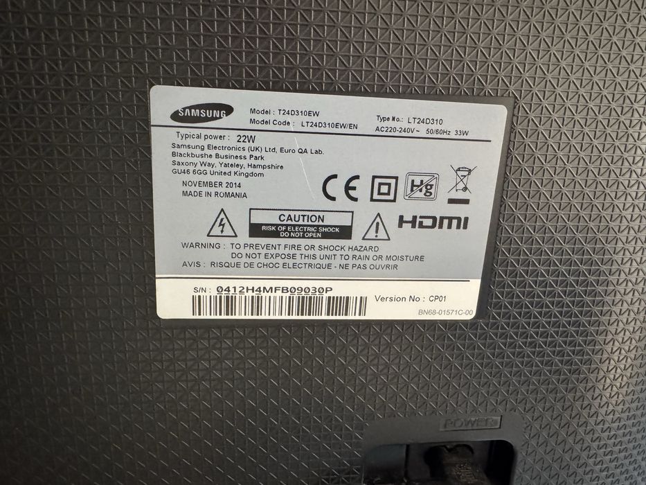 Televisão pequena Samsung