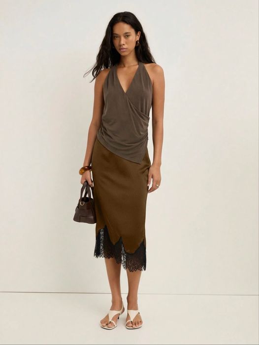 Спідниця з мереживом, мереживна спідниця в стилі Zara