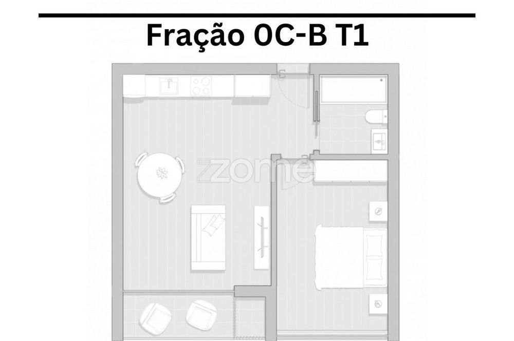 Apartamento T1 Luxuoso em construção na Praia da Vagueira