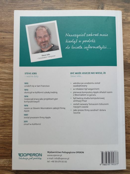 Podręcznik informatyka klasa 7 Operon