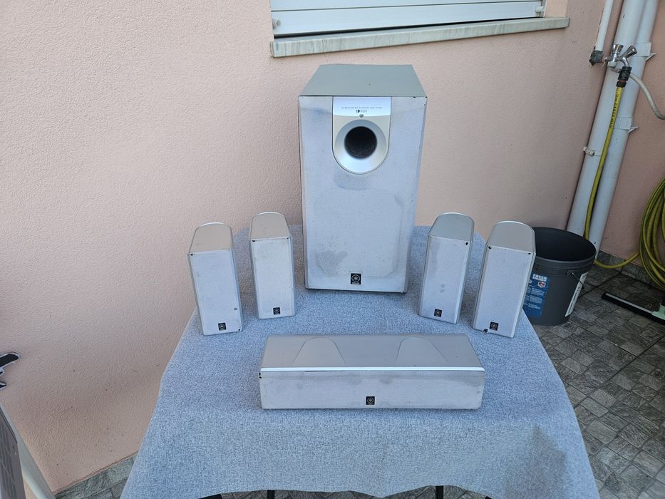 Home Cinema 5.1 Yamaha RX-V361 (Recetor + Colunas) – Excelente Som!RESERVADO