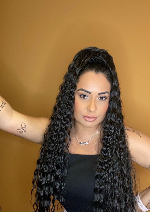 Rabo de cavalo chacheado