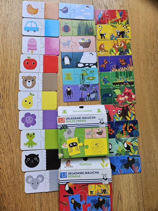 Puzzle duo dwie części rok dwa trzy lata Kapitan Nauka Czuczu