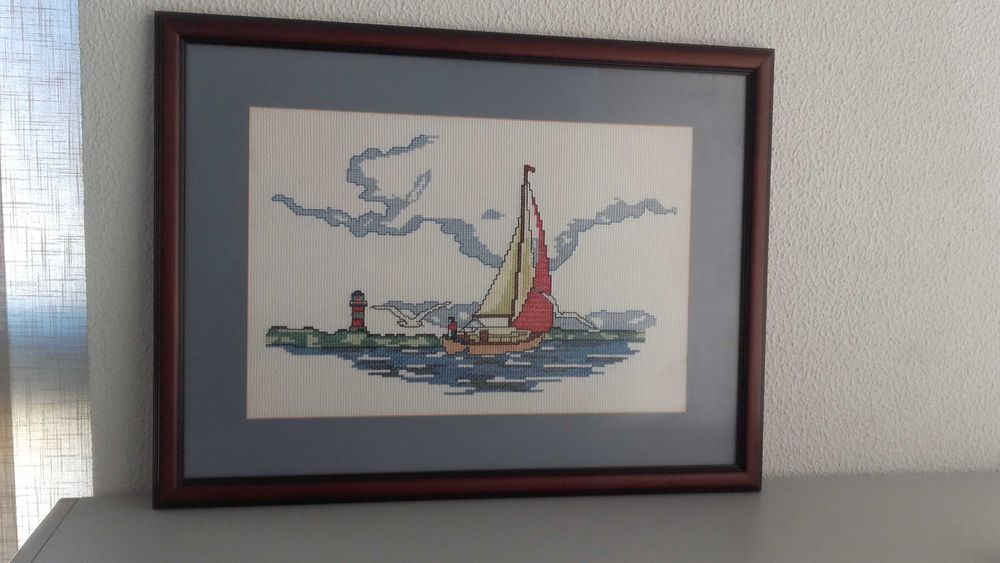 vendo quadro em ponto cruz