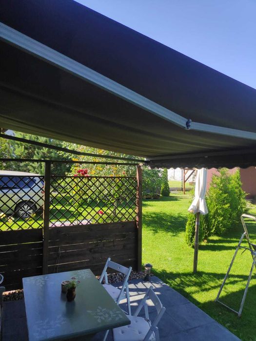 Markiza tarasowa ANTRACYT 350x300 Szara STD