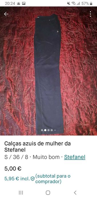 Calças azuis, Stefanel